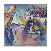 Wassily Kandinsky - Saint George & The Horsperma Tegeltje (Voorkant)