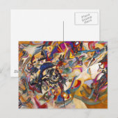 Wassily Kandinsky - Samenstelling 7 Abstracte kuns Briefkaart (Voorkant / Achterkant)