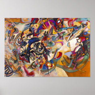 Wassily Kandinsky - Samenstelling 7 Abstracte kuns Poster