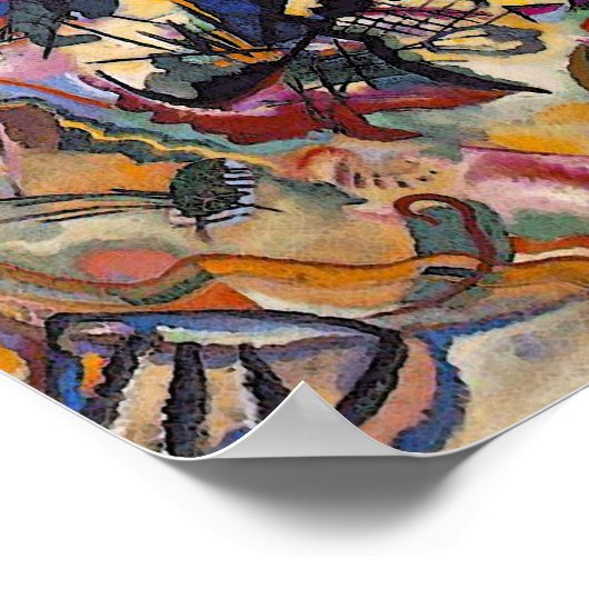 Wassily Kandinsky - Samenstelling 7 Abstracte kuns Poster (Hoek)