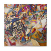 Wassily Kandinsky - Samenstelling 7 Abstracte kuns Tegeltje (Voorkant)