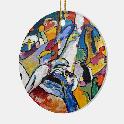 Wassily Kandinsky - Samenstelling II Abstracte kun Keramisch Ornament (Links)