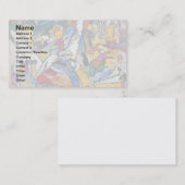 Wassily Kandinsky - Samenstelling II Abstracte kun Visitekaartje (Voorkant / Achterkant)