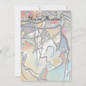 Wassily Kandinsky - Samenstelling van vijf Abstrac Kaart (Voorkant)