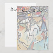 Wassily Kandinsky - Samenstelling van vijf Abstrac Kaart (Voorkant / Achterkant)