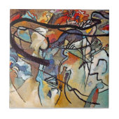 Wassily Kandinsky - Samenstelling van vijf Abstrac Tegeltje (Voorkant)