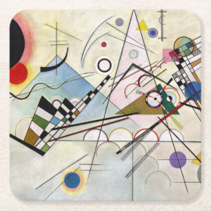 WASSILY KANDINSKY - Samenstelling VIII 1923 Kartonnen Onderzetters
