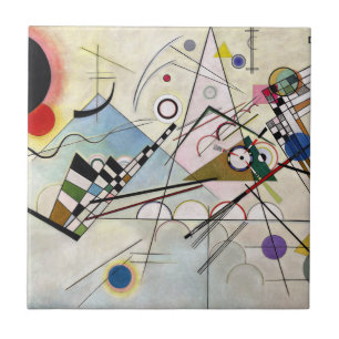WASSILY KANDINSKY - Samenstelling VIII 1923 Tegeltje