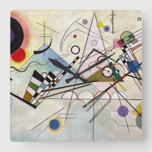 WASSILY KANDINSKY - Samenstelling VIII 1923 Vierkante Klok