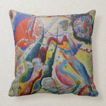 Wassily Kandinsky, schilderen met een Rode Stain