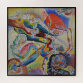 Wassily Kandinsky, schilderen met een Rode Stain Legpuzzel (Horizontaal)