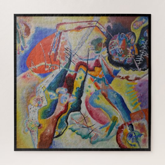 Wassily Kandinsky, schilderen met een Rode Stain Legpuzzel (Verticaal)