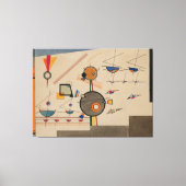 Wassily Kandinsky - Schweben (Zweven) (1924) Canvas Afdruk (Voorkant)