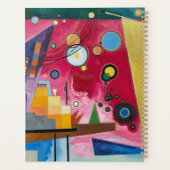 Wassily Kandinsky Schweres Rot 1924 Abstracte Kuns Planner (Achterkant)