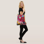 Wassily Kandinsky Schweres Rot 1924 Abstracte Kuns Tote Bag (Op model)
