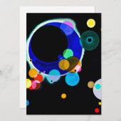 Wassily Kandinsky - Several Circles Feestdagenkaart (Voorkant / Achterkant)