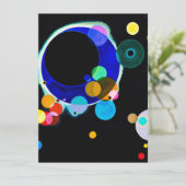 Wassily Kandinsky - Several Circles Feestdagenkaart (Staand voorkant)