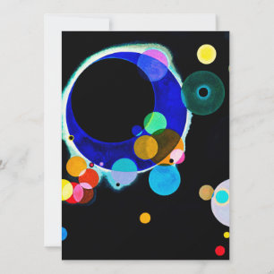 Wassily Kandinsky - Several Circles Feestdagenkaart