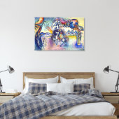 Wassily Kandinsky - Sint Joris & De Ruiters Canvas Afdruk (Insitu (Slaapkamer))