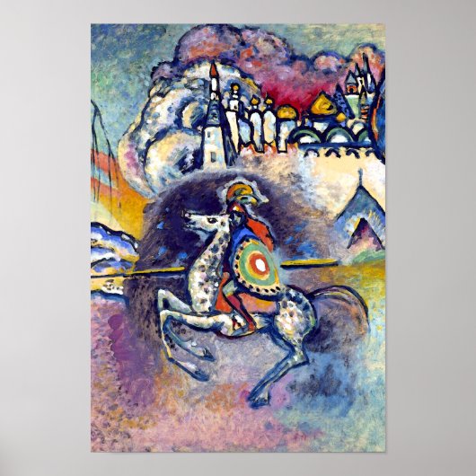 Wassily Kandinsky - Sint Joris & De Ruiters Poster (Voorkant)