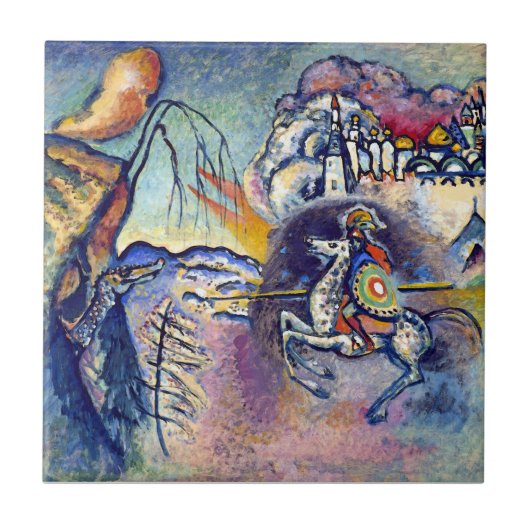 Wassily Kandinsky - Sint Joris & De Ruiters Tegeltje (Voorkant)