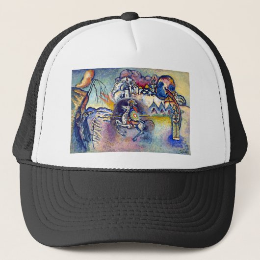 Wassily Kandinsky - Sint Joris & De Ruiters Trucker Pet (Voorkant)