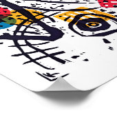 Wassily Kandinsky - Small Worlds V Abstracte kunst Poster (Hoek)