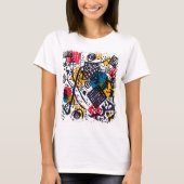 Wassily Kandinsky - Small Worlds V Abstracte kunst T-shirt (Voorkant)