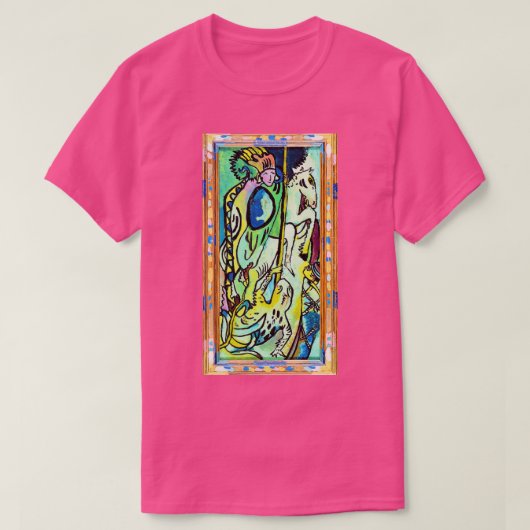 Wassily Kandinsky St Georg II Digital Remastered E T-shirt (Design voorkant)