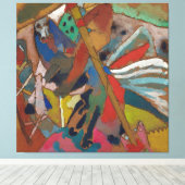 Wassily Kandinsky - St. George II (1911) Canvas Afdruk (Insitu (Houten vloer))