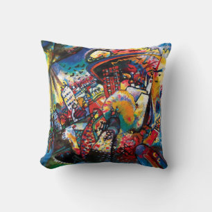 Wassily Kandinsky - Stadsgezicht Moskou Abstracte Kussen