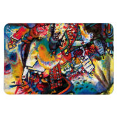 Wassily Kandinsky - Stadsgezicht Moskou Abstracte Magneet (Horizontaal)