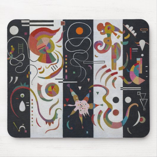 Wassily Kandinsky , " STRIPE " Muismat (Voorkant)