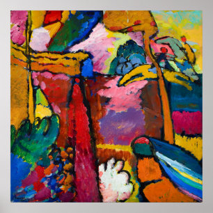 Wassily Kandinsky: Studie naar verbetering V Poster