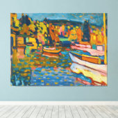 Wassily Kandinsky - Study For Autumn Landscape Canvas Afdruk (Insitu (Houten vloer))
