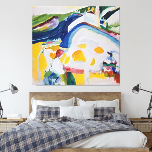 Wassily Kandinsky - The cow (1910) Canvas Afdruk (Insitu (Slaapkamer))