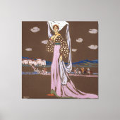 Wassily Kandinsky - The Night (Walking Lady) Canvas Afdruk (Voorkant)