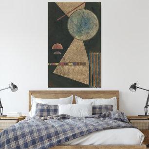 Wassily Kandinsky - Treffpunkt (Meeting-Point) Canvas Afdruk