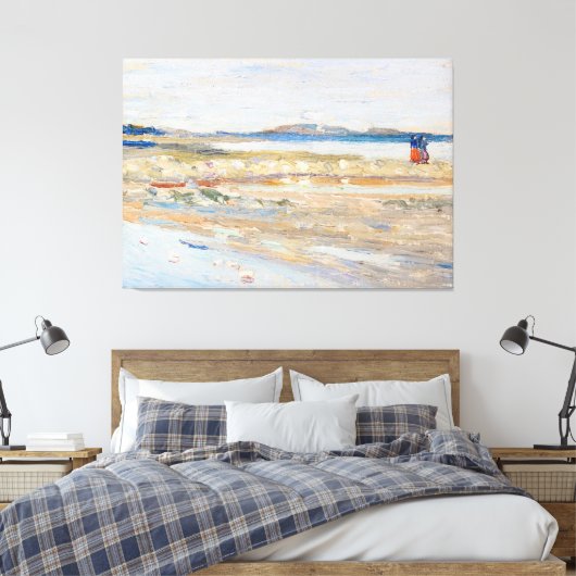 Wassily Kandinsky - Tunis – Strand (1905) Canvas Afdruk (Insitu (Slaapkamer))