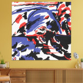 Wassily Kandinsky - Two Women in a Moonlit Land Canvas Afdruk (Insitu (Woonkamer))