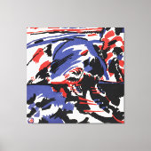 Wassily Kandinsky - Two Women in a Moonlit Land Canvas Afdruk (Voorkant)