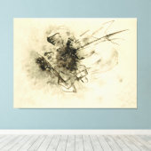 Wassily Kandinsky - Untitled (1916)  - 319813 Canvas Afdruk (Insitu (Houten vloer))