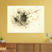 Wassily Kandinsky - Untitled (1916)  - 319813 Canvas Afdruk (Insitu (Woonkamer))