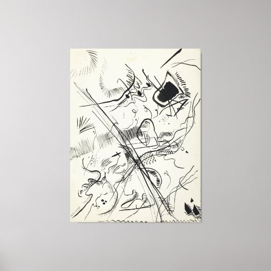 Wassily Kandinsky - Untitled  Canvas Afdruk (Voorkant)