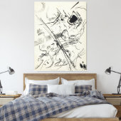Wassily Kandinsky - Untitled  Canvas Afdruk (Insitu (Slaapkamer))