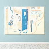 Wassily Kandinsky - Untitled, from XXe Siècle Canvas Afdruk (Insitu (Houten vloer))