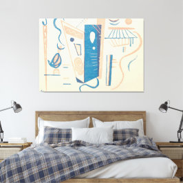 Wassily Kandinsky - Untitled, from XXe Siècle Canvas Afdruk