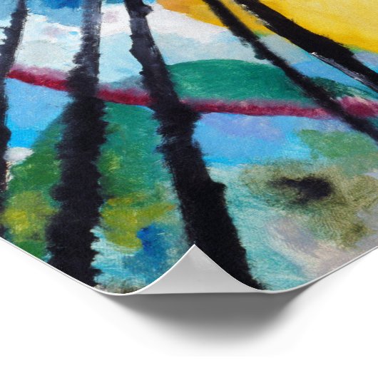 Wassily Kandinsky - Verbetering 26 Poster (Hoek)