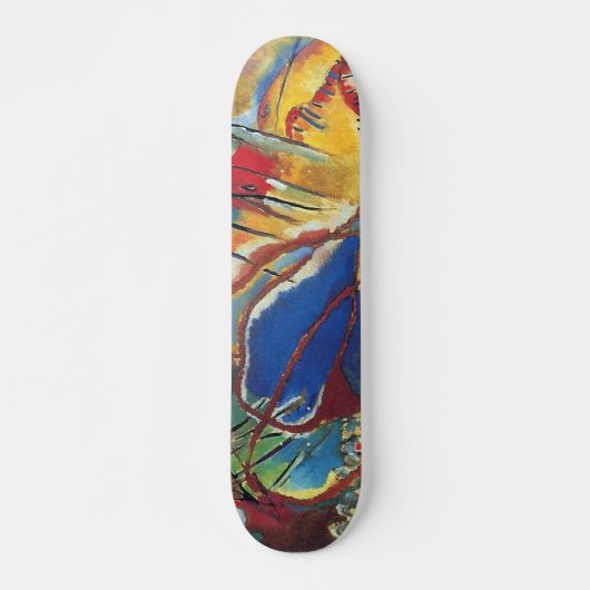 Wassily Kandinsky - Verbetering 30 Abstracte kunst Persoonlijk Skateboard (Voorkant)