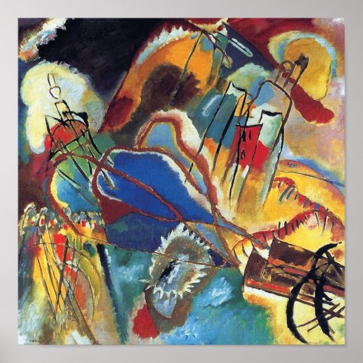 Wassily Kandinsky - Verbetering 30 (kanonnen) Poster (Voorkant)